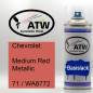 Preview: Chevrolet, Medium Red Metallic, 71 / WA8772: 400ml Sprühdose, von ATW Autoteile West.